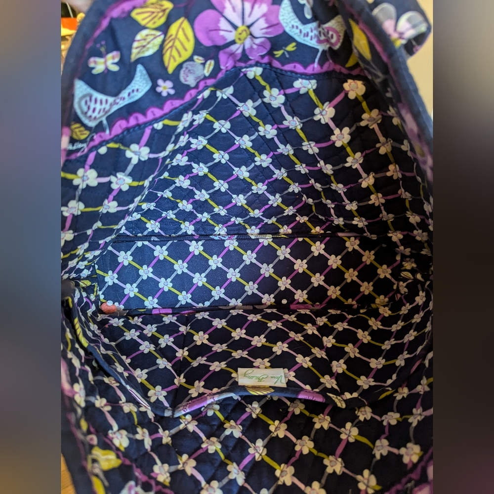 Vera Bradley large Floral Nightingale tote - Picture 7 of 10